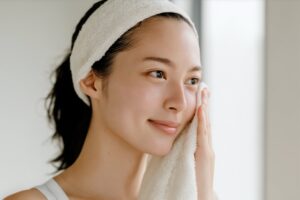 スキンケアのイメージ-ビニール肌とツヤ肌の違いは？治るまでにどれくらいかかる？