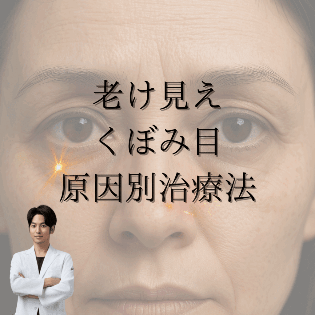 Private: 老け見え、くぼみ目の原因別治療法！