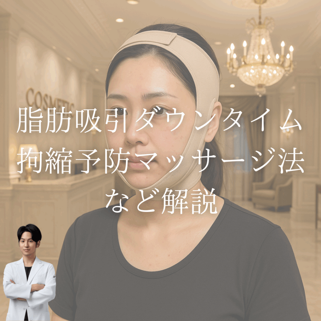 非公開: 顔の脂肪吸引ダウンタイムは？拘縮予防マッサージも解説