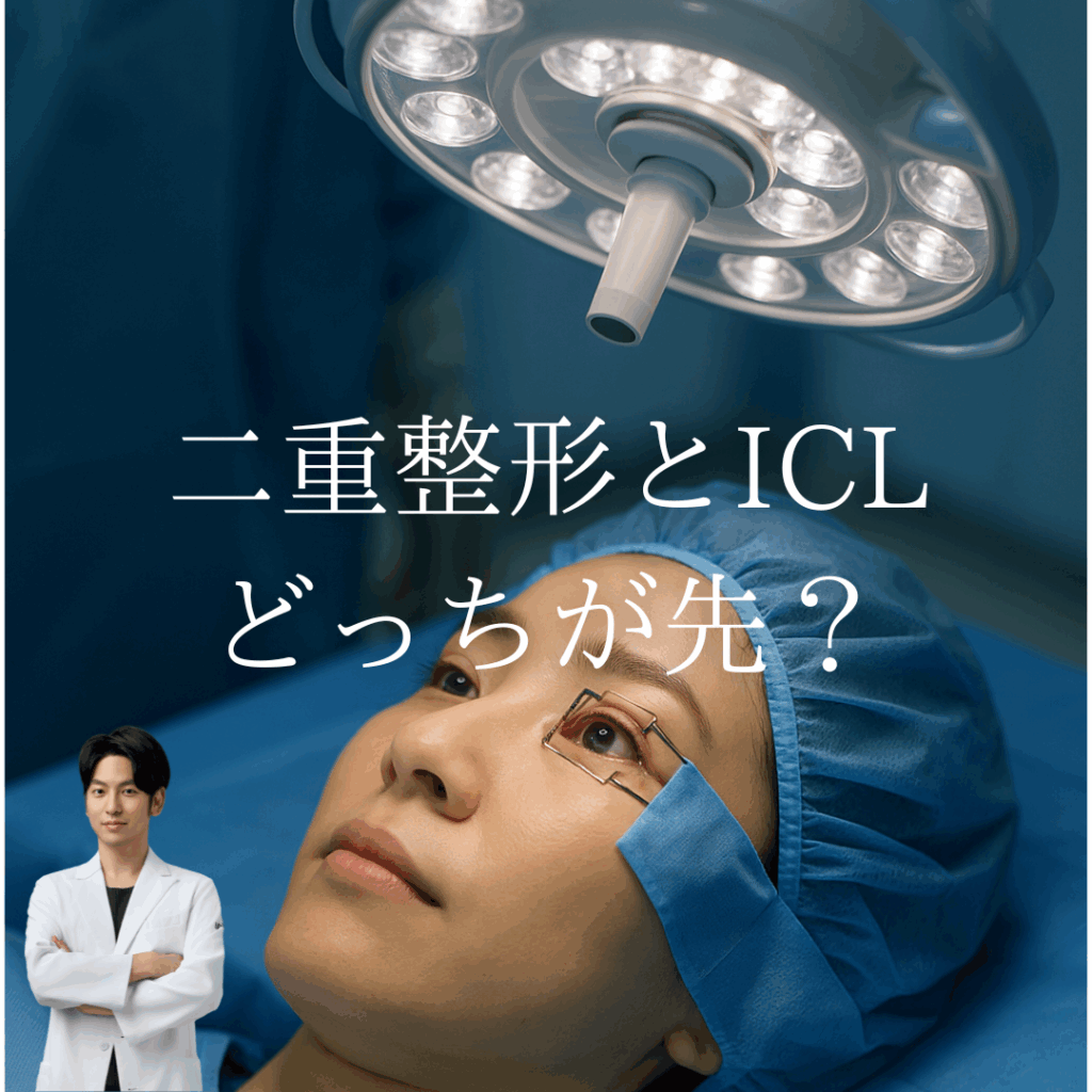 非公開: 二重整形、ICLどっちが先がいい？