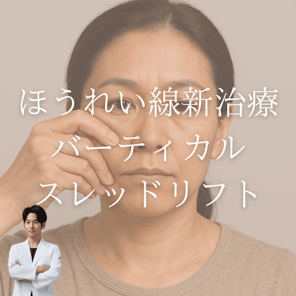 非公開: ほうれい線をなくす！？バーティカルスレッドリフトとは