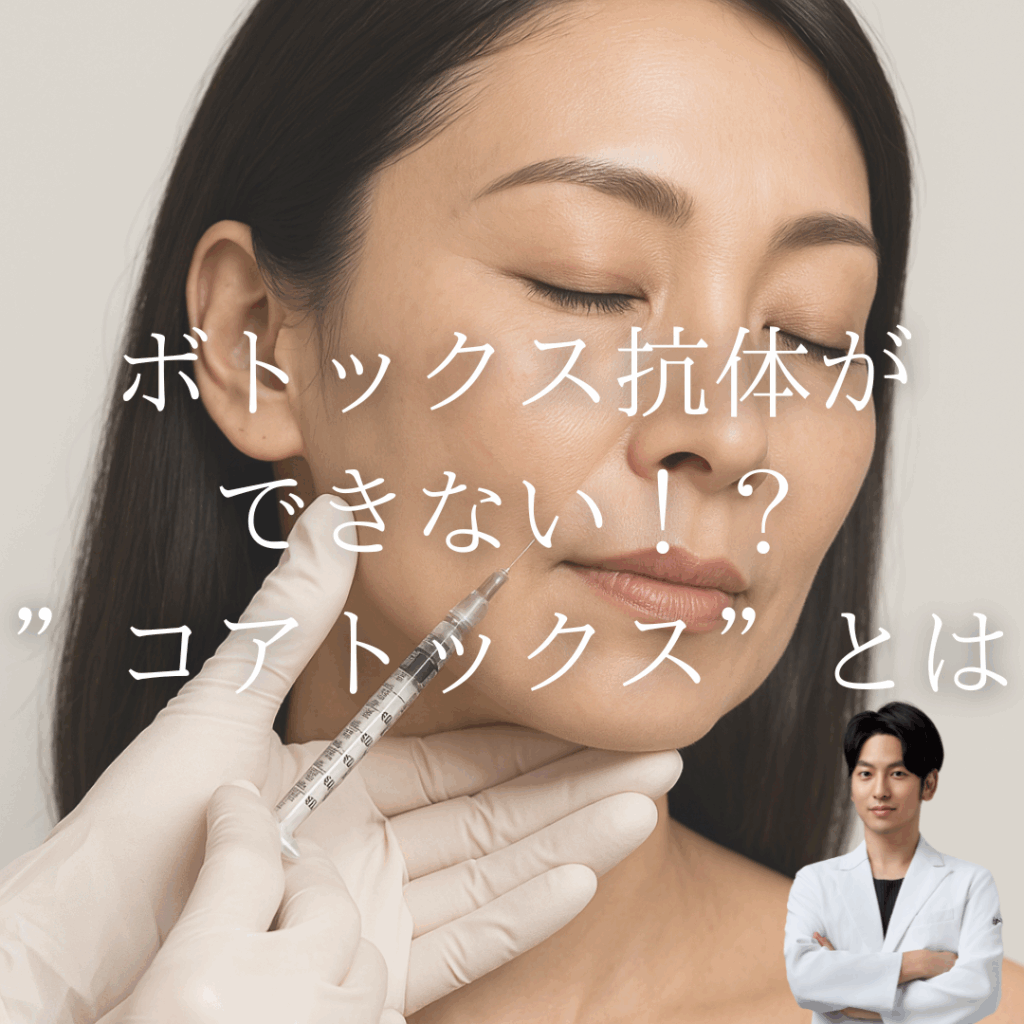 非公開: ボトックスが効かなくなる…中和抗体とは？”コアトックス”がおすすめ