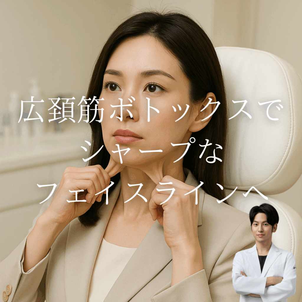 非公開: 広頚筋ボトックスでフェイスラインをシャープに