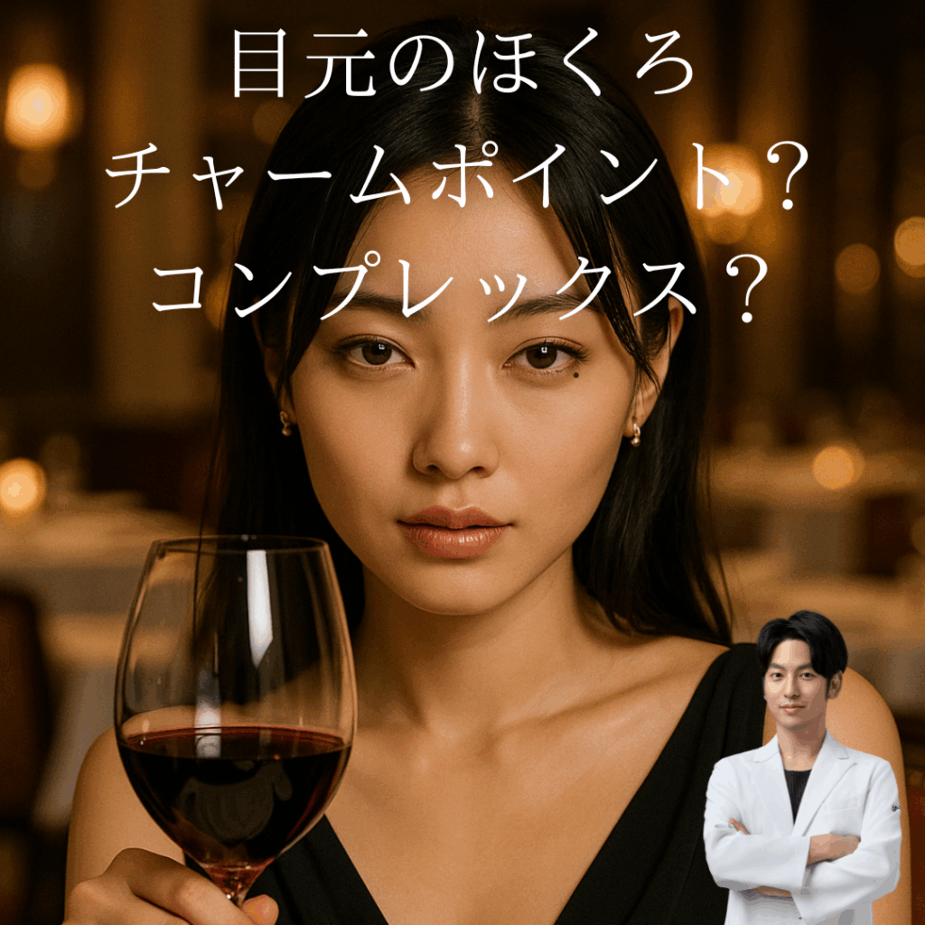 非公開: 目元のほくろ、チャームポイント？コンプレックス？